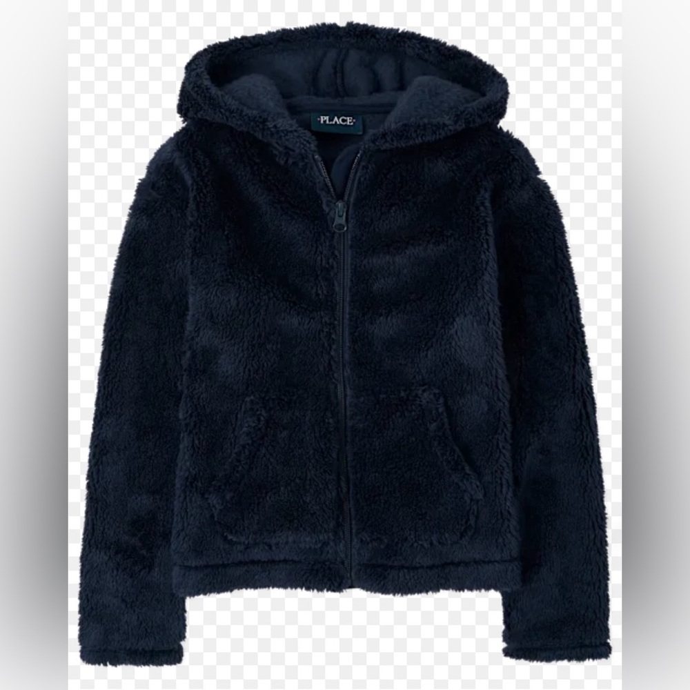 The CHILDREN’S Place girls Sherpa jacket 10/12 large